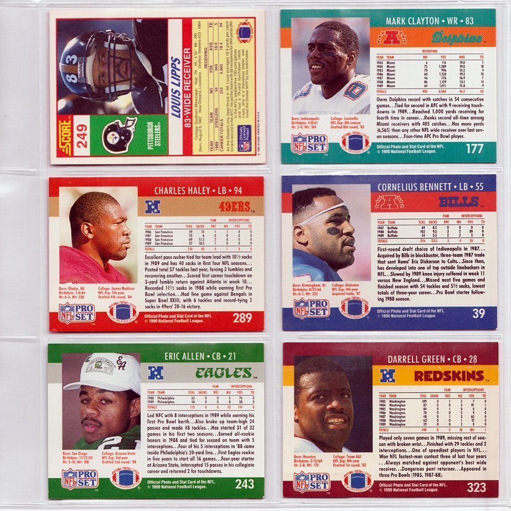 Football Cards Lot of 120 - Picture 4 of 4
